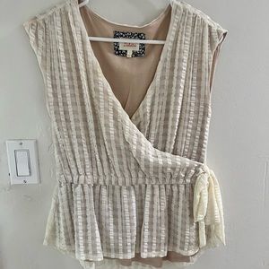 Anthropologie faux wrap size small